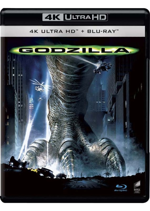 Godzilla (1998) (4K Uhd+Blu ray) i gruppen Elektronikk / Lyd & Bilde / TV og tilbehør / Filmer / Blu-ray hos TP E-commerce Nordic AB (D03489)