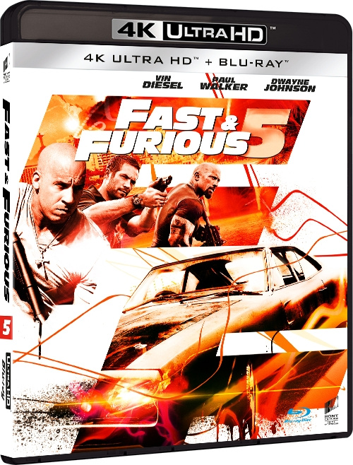 Fast & Furious 5 - 4k Uhd+ Blu ray i gruppen Elektronikk / Lyd & Bilde / TV og tilbehør / Filmer / Blu-ray hos TP E-commerce Nordic AB (D03491)