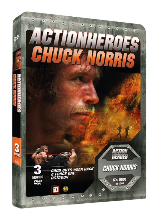 CHUCK NORRIS - ACTION HEROES i gruppen Elektronikk / Lyd & Bilde / TV og tilbehør / Filmer / DVD hos TP E-commerce Nordic AB (D03500)