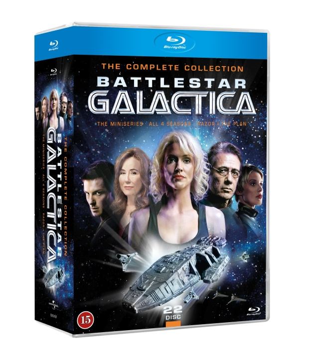 Battlestar Galactica Complete Collection BD i gruppen Elektronikk / Lyd & Bilde / TV og tilbehør / Filmer / Blu-ray hos TP E-commerce Nordic AB (D03512)