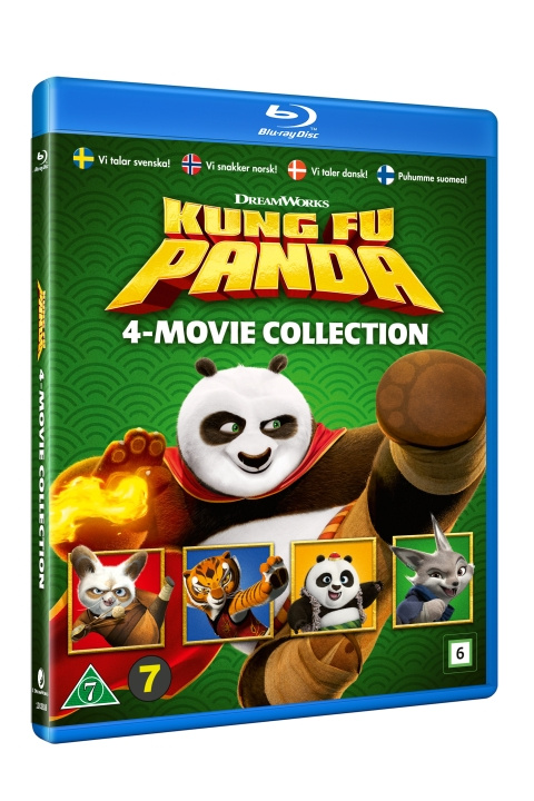 KUNG FU PANDA BOX 1-4 i gruppen Elektronikk / Lyd & Bilde / TV og tilbehør / Filmer / Blu-ray hos TP E-commerce Nordic AB (D03519)