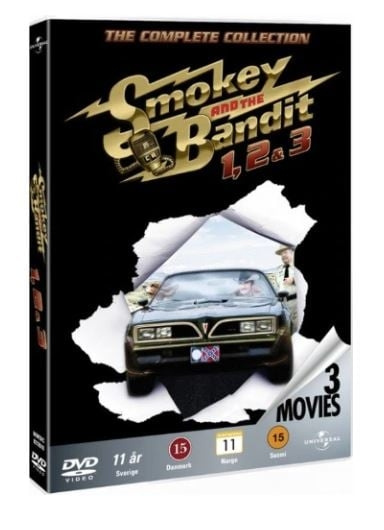 Smokey And The Bandit - complete 1 -3 - DVD i gruppen Elektronikk / Lyd & Bilde / TV og tilbehør / Filmer / DVD hos TP E-commerce Nordic AB (D03548)