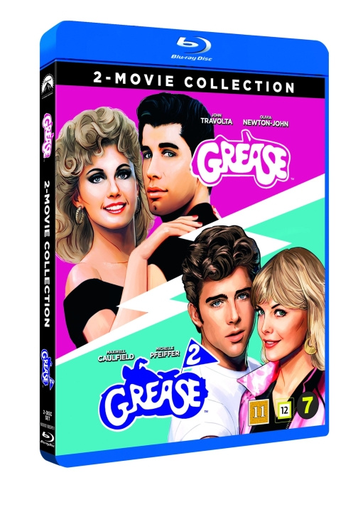 Grease 1 & 2 (Remastered)(Blu-Ray) i gruppen Elektronikk / Lyd & Bilde / TV og tilbehør / Filmer / Blu-ray hos TP E-commerce Nordic AB (D03549)