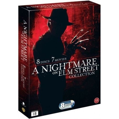 Nightmare on Elm Street Collection, A (8-disc) - DVD i gruppen Elektronikk / Lyd & Bilde / TV og tilbehør / Filmer / DVD hos TP E-commerce Nordic AB (D03557)