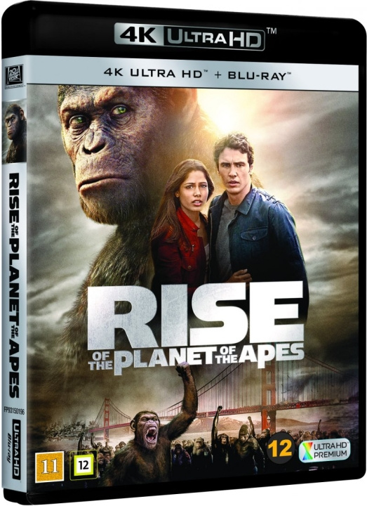 Rise Of The Planet Of The Apes (4K Blu-Ray) i gruppen Elektronikk / Lyd & Bilde / TV og tilbehør / Filmer / Blu-ray hos TP E-commerce Nordic AB (D03603)