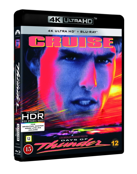 Days of Thunder i gruppen Elektronikk / Lyd & Bilde / TV og tilbehør / Filmer / Blu-ray hos TP E-commerce Nordic AB (D03611)