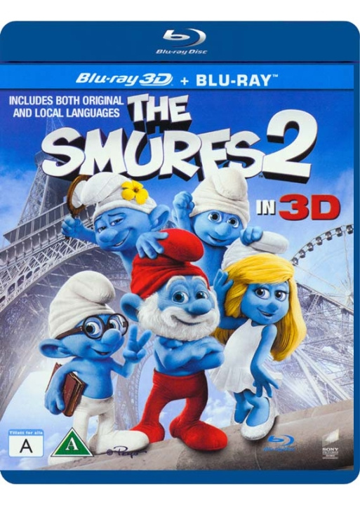 The Smurfs 2/Smølferne 2 (3D Blu-Ray) i gruppen Elektronikk / Lyd & Bilde / TV og tilbehør / Filmer / Blu-ray hos TP E-commerce Nordic AB (D03716)