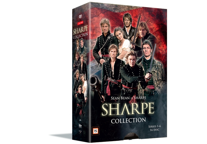 Sharpes Collection - 16 DVD BOX SET i gruppen Elektronikk / Lyd & Bilde / TV og tilbehør / Filmer / DVD hos TP E-commerce Nordic AB (D03739)