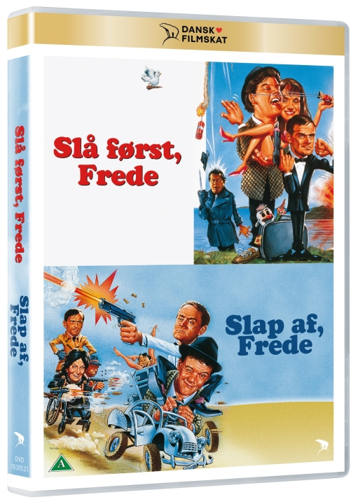 Slap af Frede & Slå først Frede - 2DVD​ - før Olsen banden var....Instrueret af Erik Balling i gruppen Elektronikk / Lyd & Bilde / TV og tilbehør / Filmer / DVD hos TP E-commerce Nordic AB (D03763)