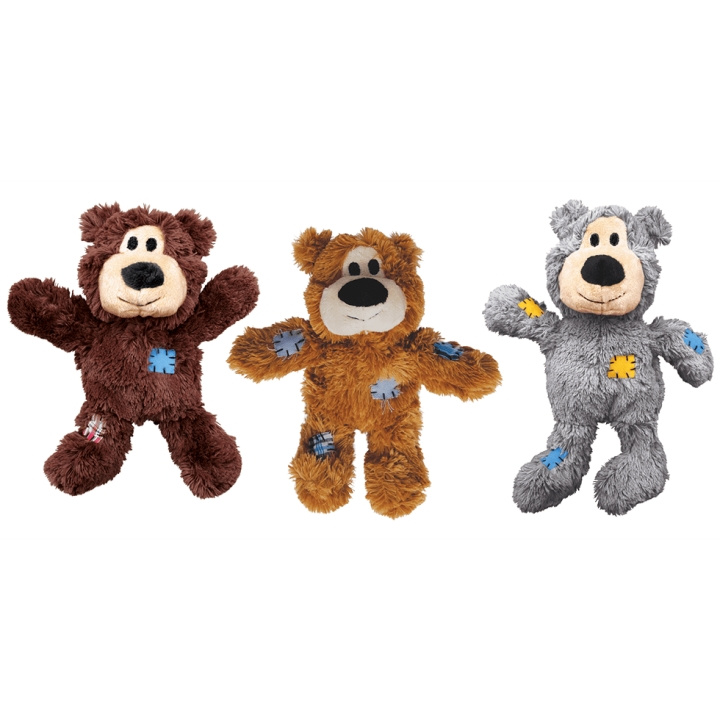 Kong Kong WildKnots Bears Medium/Large 35,6 cm (ass. farger) i gruppen HJEM, HUS OG HAGE / Dyretilbehør / Hund hos TP E-commerce Nordic AB (D03786)