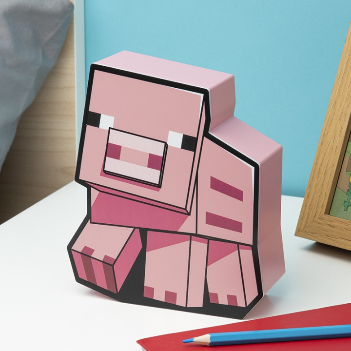 Paladone Minecraft - Pig Box Light i gruppen Elektronikk / Lys / Bordlamper hos TP E-commerce Nordic AB (D03844)