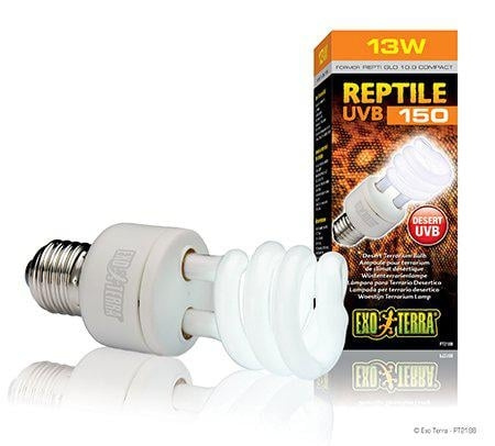 Exoterra Reptile Uvb 150 Fluorescerende lampe 13W E27 - (220.1880) i gruppen HJEM, HUS OG HAGE / Dyretilbehør / Tilbehør til terrarier hos TP E-commerce Nordic AB (D03851)