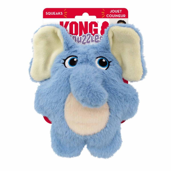 Kong Snuzzles Kiddos Elefant S 19,5X14X6cm - (634.7334) i gruppen HJEM, HUS OG HAGE / Dyretilbehør / Hund hos TP E-commerce Nordic AB (D03854)