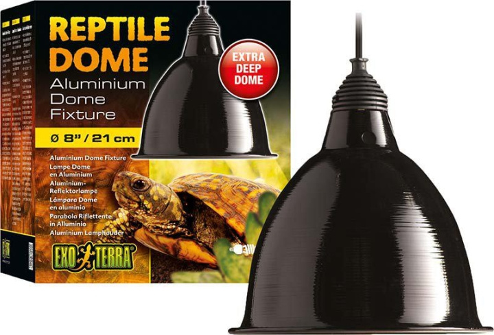 Exoterra Reptilkuppel Large Ø21Cm Max 160W - (220.7078) i gruppen HJEM, HUS OG HAGE / Dyretilbehør / Tilbehør til terrarier hos TP E-commerce Nordic AB (D03865)