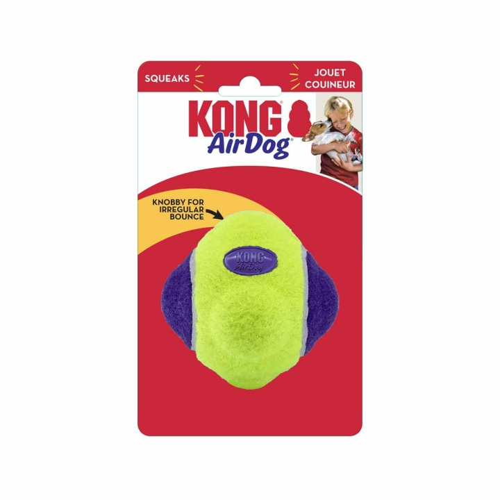 Kong Airdog Squeaker Knobby Ball M/L (634.6228) i gruppen HJEM, HUS OG HAGE / Dyretilbehør / Hund hos TP E-commerce Nordic AB (D03867)