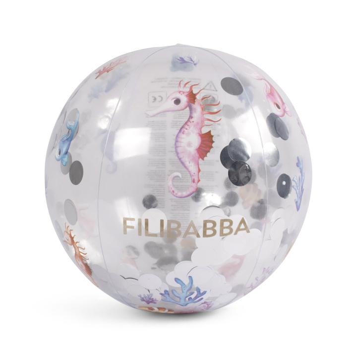 Filibabba Strandball Alfie - Rainbow Reef Confetti - (FI-03003) i gruppen LEKER, BARN OG BABY / Uteleker / Badeleker hos TP E-commerce Nordic AB (D03877)