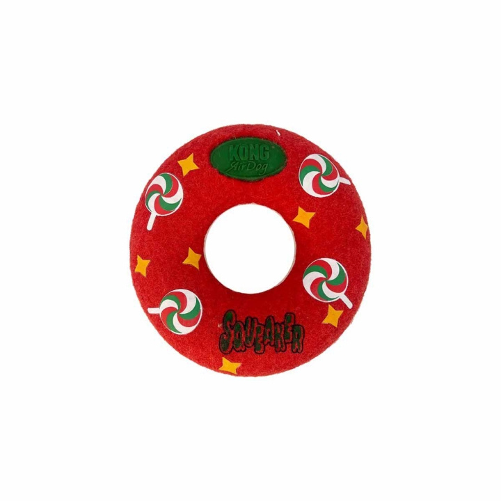 Kong Holiday Airdog squeaker Donut M i gruppen HJEM, HUS OG HAGE / Dyretilbehør / Hund hos TP E-commerce Nordic AB (D03909)