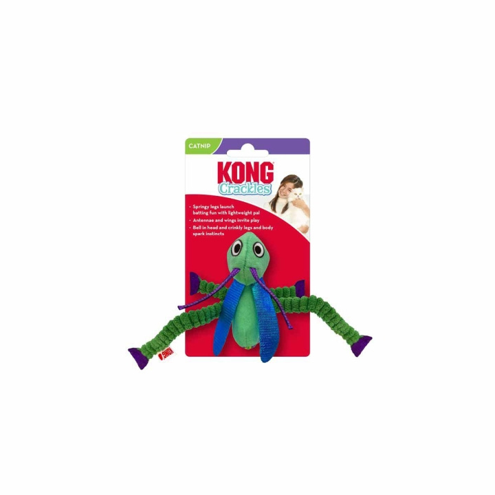 Kong Crackles Grasshopper 15X15X5Cm i gruppen HJEM, HUS OG HAGE / Dyretilbehør / Katt hos TP E-commerce Nordic AB (D03933)