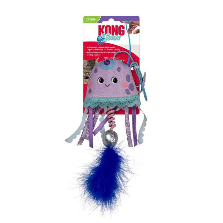 Kong Teaser Jellyfish Mix 81X10X3Cm i gruppen HJEM, HUS OG HAGE / Dyretilbehør / Katt hos TP E-commerce Nordic AB (D03934)