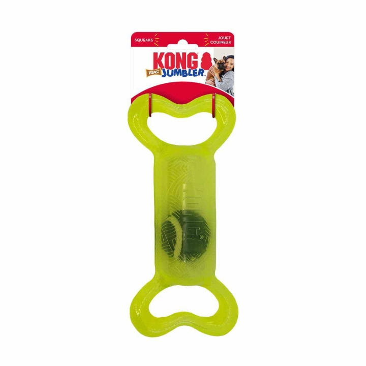 Kong Jumbler Tug Mix S/M 25,5X11,5X6,5Cm i gruppen HJEM, HUS OG HAGE / Dyretilbehør / Hund hos TP E-commerce Nordic AB (D03936)