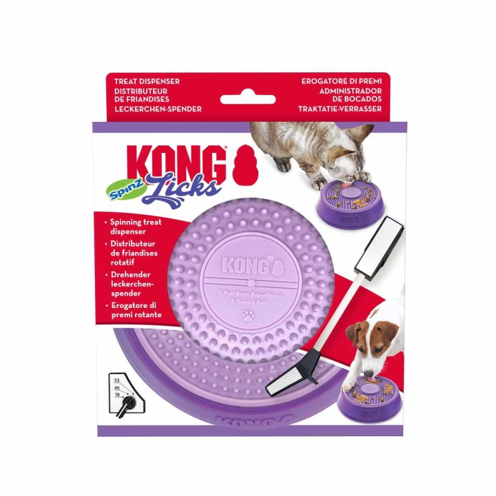 Kong Licks Spinz S 15x15x4cm i gruppen HJEM, HUS OG HAGE / Dyretilbehør / Hund hos TP E-commerce Nordic AB (D03940)