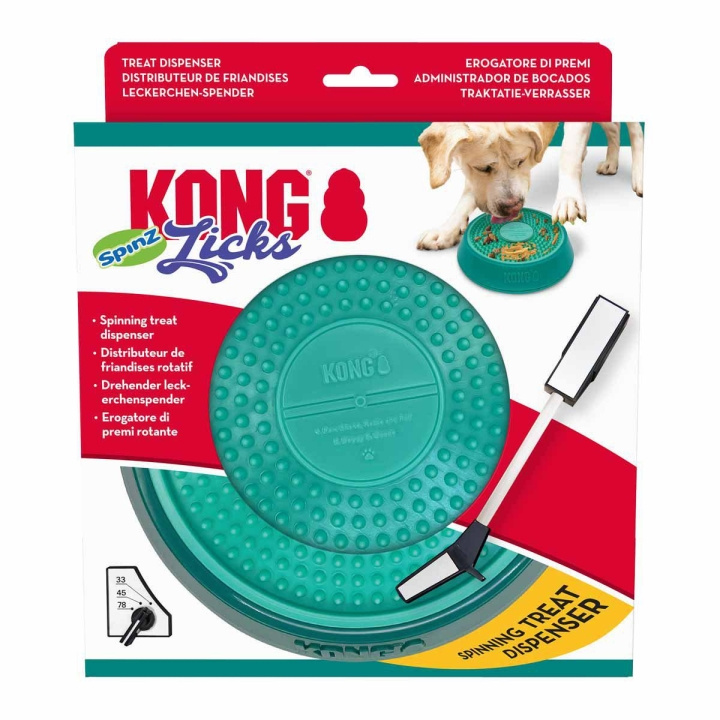 Kong Licks Spinz L 20x20x4,5cm i gruppen HJEM, HUS OG HAGE / Dyretilbehør / Hund hos TP E-commerce Nordic AB (D03941)