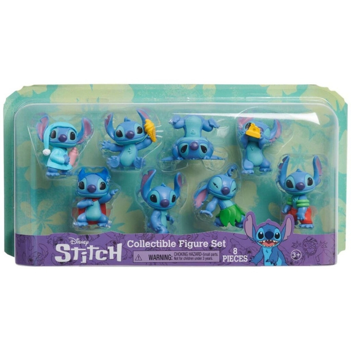 Disney Stitch - figursett 8-pakning 7 cm (302-46254) i gruppen LEKER, BARN OG BABY / Leker / Figurer, miniatyrer og tilbehør hos TP E-commerce Nordic AB (D03988)