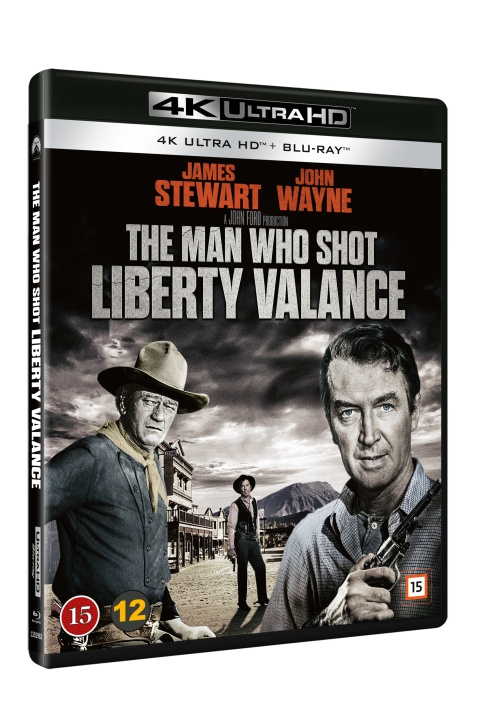 The Man Who Shot Liberty Valance i gruppen Elektronikk / Lyd & Bilde / TV og tilbehør / Filmer / Blu-ray hos TP E-commerce Nordic AB (D04083)