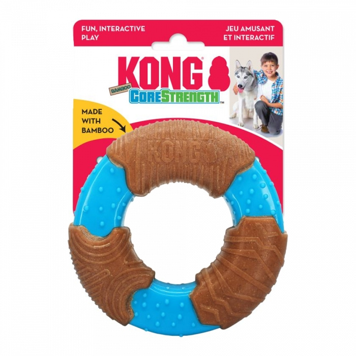 Kong CoreStrength bambusring 9,5 cm - (KongBMB31E) i gruppen HJEM, HUS OG HAGE / Dyretilbehør / Hund hos TP E-commerce Nordic AB (D04085)