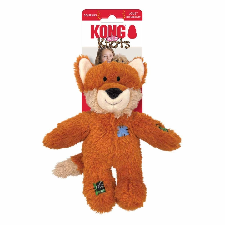 Kong Wild Knots Fox Squeak Toy S/M (634.7374) i gruppen HJEM, HUS OG HAGE / Dyretilbehør / Hund hos TP E-commerce Nordic AB (D04087)