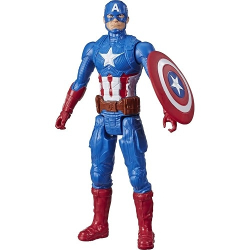 Disney Avengers - Titan Heroes 30 cm - Captain America (E7877) i gruppen LEKER, BARN OG BABY / Leker / Figurer, miniatyrer og tilbehør hos TP E-commerce Nordic AB (D04093)