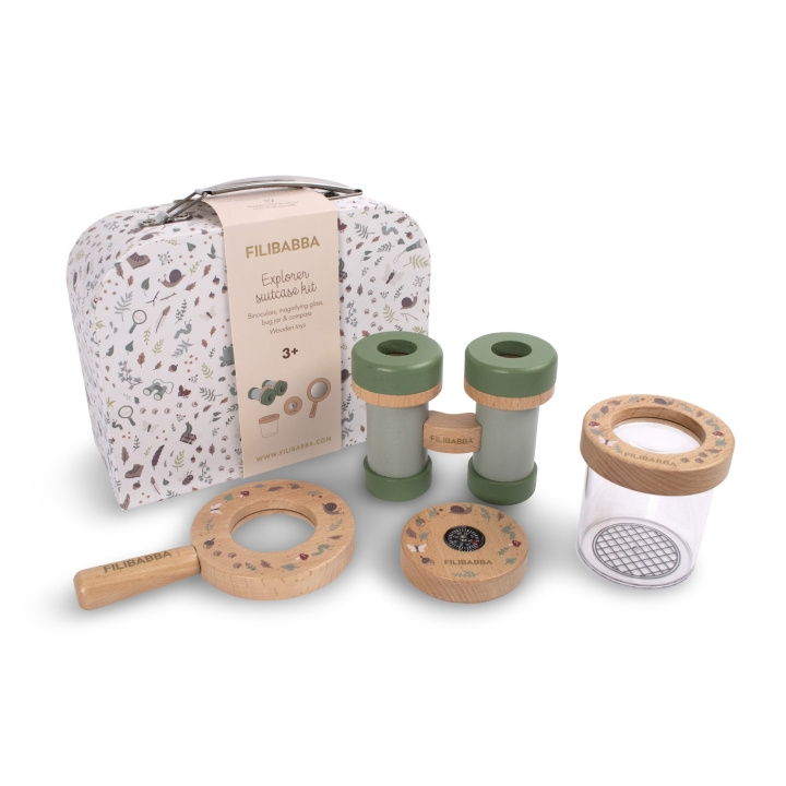 Filibabba Koffersett for oppdagelsesreisende - Little Wonders - (FI-03371) i gruppen LEKER, BARN OG BABY / Babyleker (0-3 år) / Aktivitetsleker hos TP E-commerce Nordic AB (D04135)