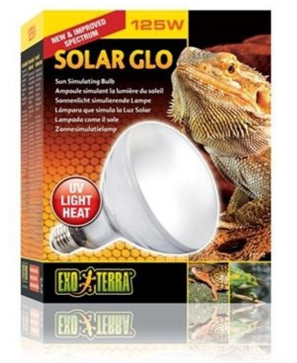 Exoterra Solar Glo 125W Uva/Uvb Varme og sollys E27 - (220.1820) i gruppen HJEM, HUS OG HAGE / Dyretilbehør / Tilbehør til terrarier hos TP E-commerce Nordic AB (D04184)