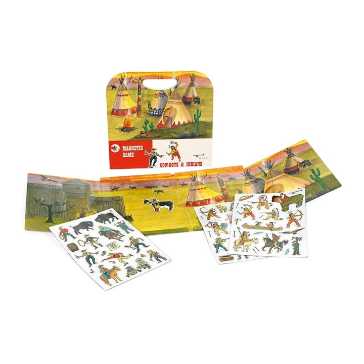 Egmont Toys Magnetspill Cowboy og indianer - (630663) i gruppen LEKER, BARN OG BABY / Spill / Brettspill hos TP E-commerce Nordic AB (D04321)