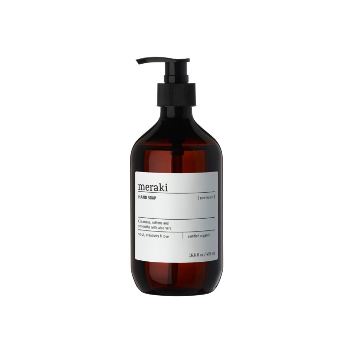 Meraki Hand Soap Pure Basic 490 ml i gruppen HELSE OG SKJØNNHET / Hudpleie / Kroppspleie / Duftsåpe hos TP E-commerce Nordic AB (D04463)