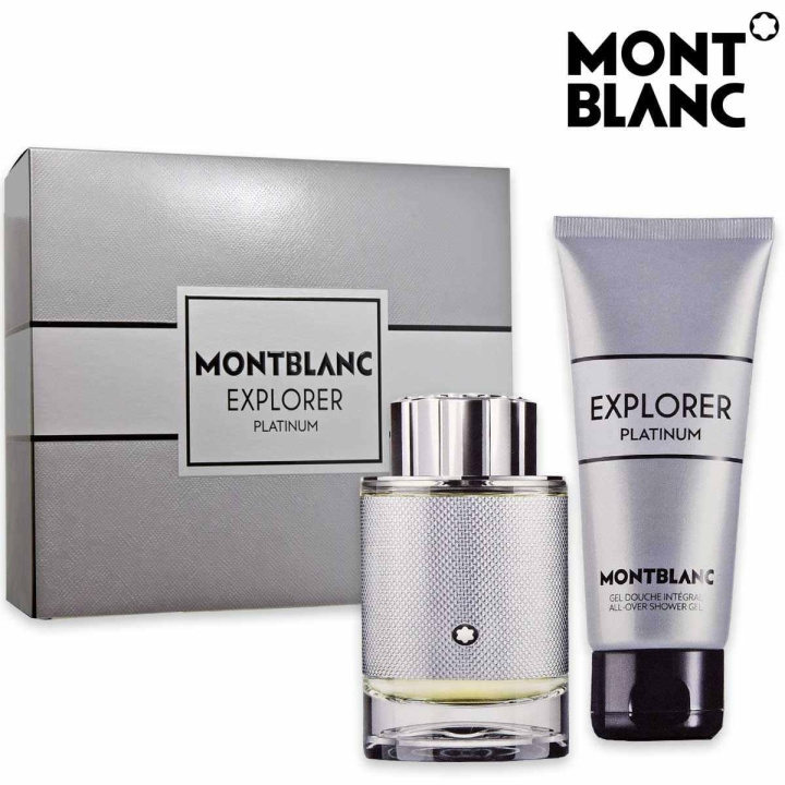 Mont Blanc Explorer Platinum-gaveeske i gruppen HELSE OG SKJØNNHET / Gavesett / Gavesett for henne hos TP E-commerce Nordic AB (D04589)