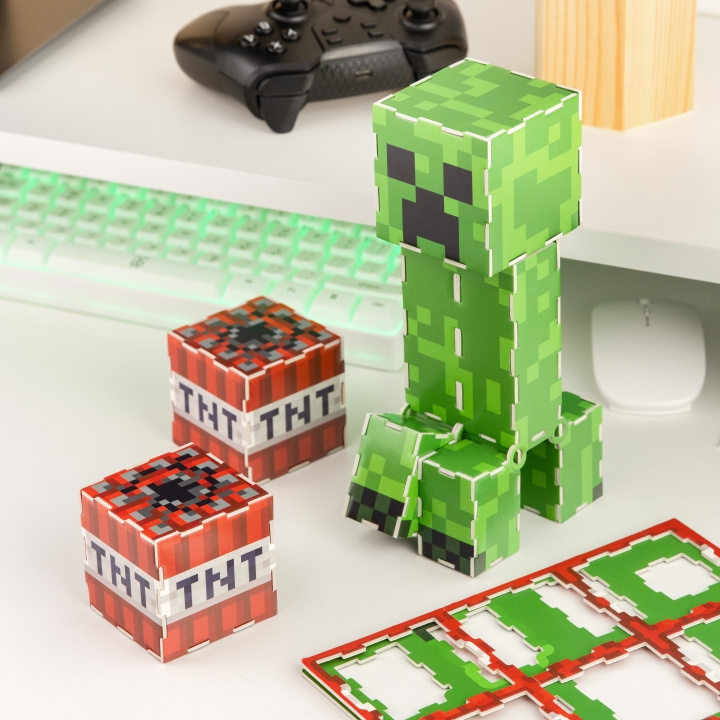 Paladone Minecraft Creeper-byggesett i gruppen SPORT, FRITID & HOBBY / Morsomme produkter / Morsomme produkter hos TP E-commerce Nordic AB (D04613)