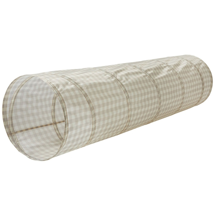 3 Sprouts Leketunnel, Gingham/Beige - (ITLGBG) i gruppen LEKER, BARN OG BABY / Babyleker (0-3 år) / Aktivitetsleker hos TP E-commerce Nordic AB (D04619)