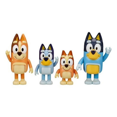 Bluey Figur 4-pakning - Familiepakke (90077) i gruppen LEKER, BARN OG BABY / Leker / Figurer, miniatyrer og tilbehør hos TP E-commerce Nordic AB (D04636)