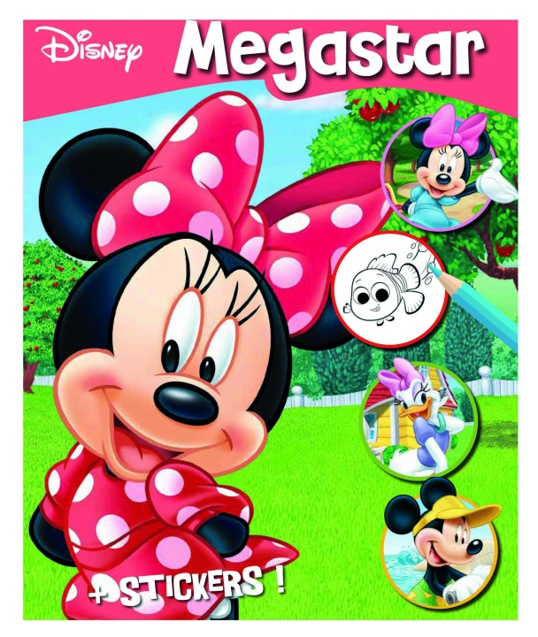 Disney Megastar fargeleggingsbok - Minnie Mouse i gruppen SPORT, FRITID & HOBBY / Hobby / Male & Tegne hos TP E-commerce Nordic AB (D04666)