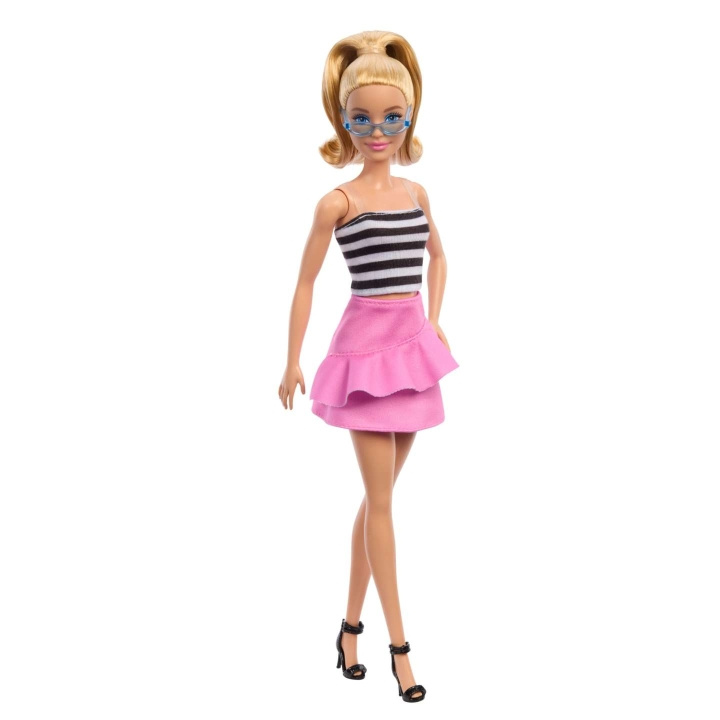 Barbie Fashionista dukke - svart og hvit (HRH11) i gruppen LEKER, BARN OG BABY / Leker / Dukker & tilbehør hos TP E-commerce Nordic AB (D04712)