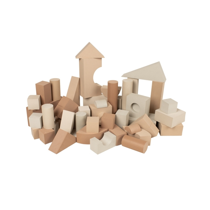 Babytrold Foam building blocks - Sand (18-49SA) i gruppen LEKER, BARN OG BABY / Leker / Byggeleker / Byggeklosser hos TP E-commerce Nordic AB (D04828)