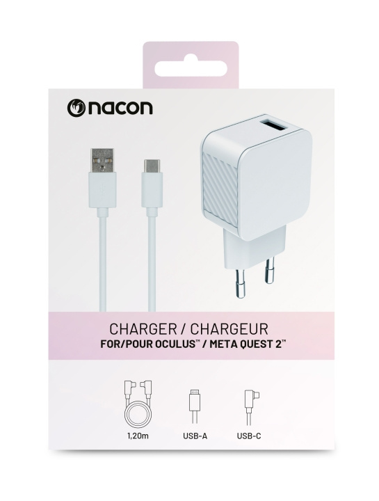 NACON Meta Quest 2: A/C-adapter (META QUEST 2) i gruppen Elektronikk / TV-spill & tilbehør / Andre spill hos TP E-commerce Nordic AB (D04847)