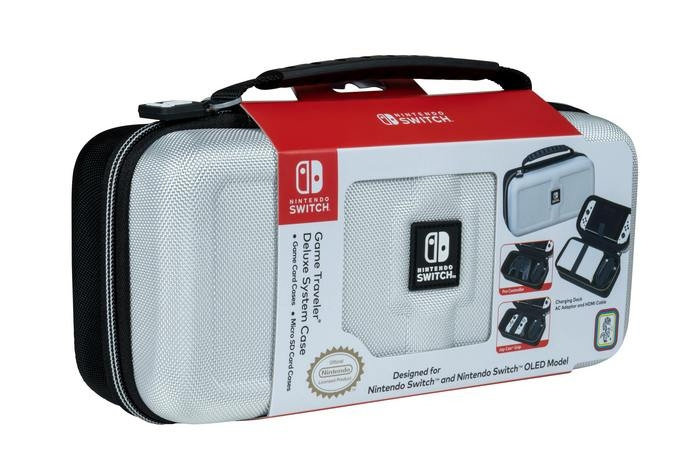 NACON Case Deluxe reiseveske hvit (Oled) / Nintendo Switch i gruppen Elektronikk / TV-spill & tilbehør / Nintendo Switch / Tilbehør hos TP E-commerce Nordic AB (D04853)