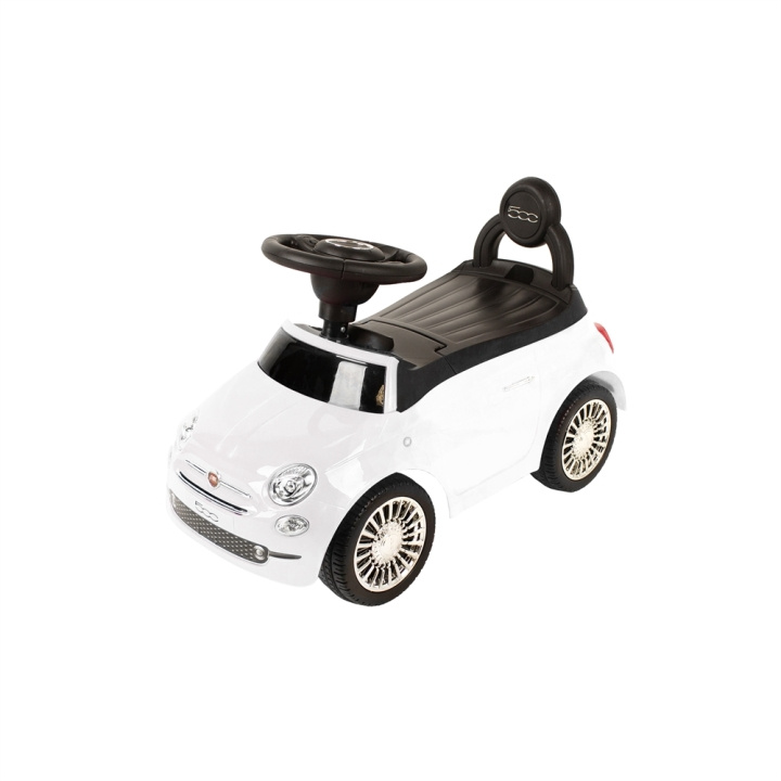 Babytrold Fiat 500 - Kjørbar bil - Hvit (20-42FI-H) i gruppen LEKER, BARN OG BABY / Leker / Gåbil hos TP E-commerce Nordic AB (D04914)