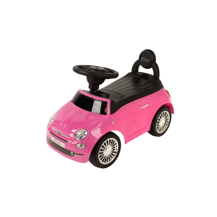 Babytrold Fiat 500 - Kjørbar bil - rosa (20-42FI-P) i gruppen LEKER, BARN OG BABY / Leker / Gåbil hos TP E-commerce Nordic AB (D04915)