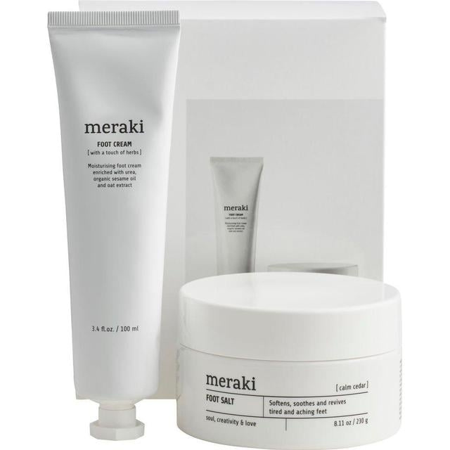 Meraki Foot spa with salt and scrub gift box (309779406) i gruppen HELSE OG SKJØNNHET / Manikyr/pedikyr / Fotpleie hos TP E-commerce Nordic AB (D04988)