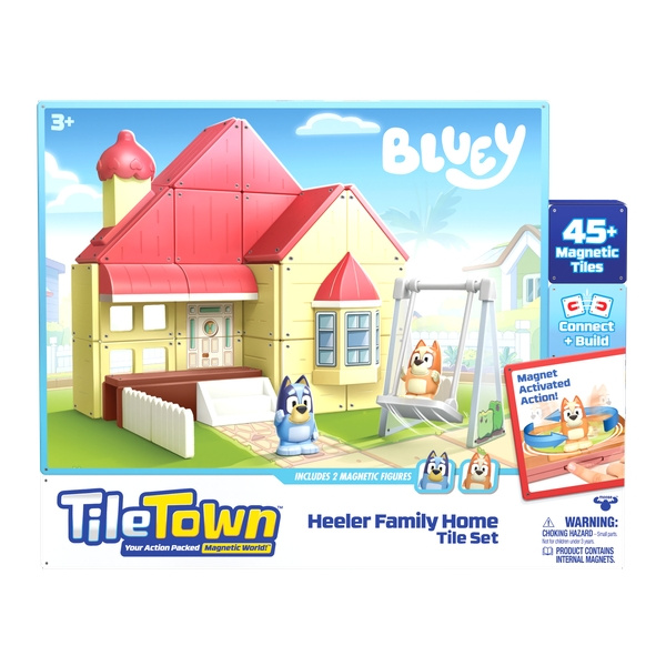 BLUEY Tile Town - BLUEY Heeler House (90304) i gruppen LEKER, BARN OG BABY / Leker / Byggeleker / Byggeklosser hos TP E-commerce Nordic AB (D05000)