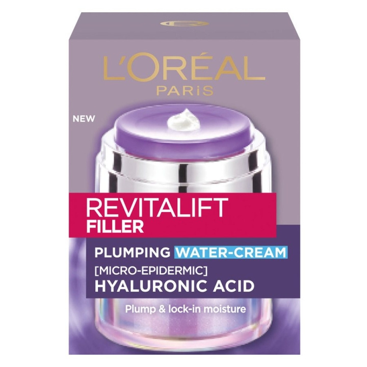 L\'Oréal Paris Revitalift Filler Replumpling Water Cream 50 ml i gruppen HELSE OG SKJØNNHET / Hudpleie / Ansikt / Ansiktskrem hos TP E-commerce Nordic AB (D05030)