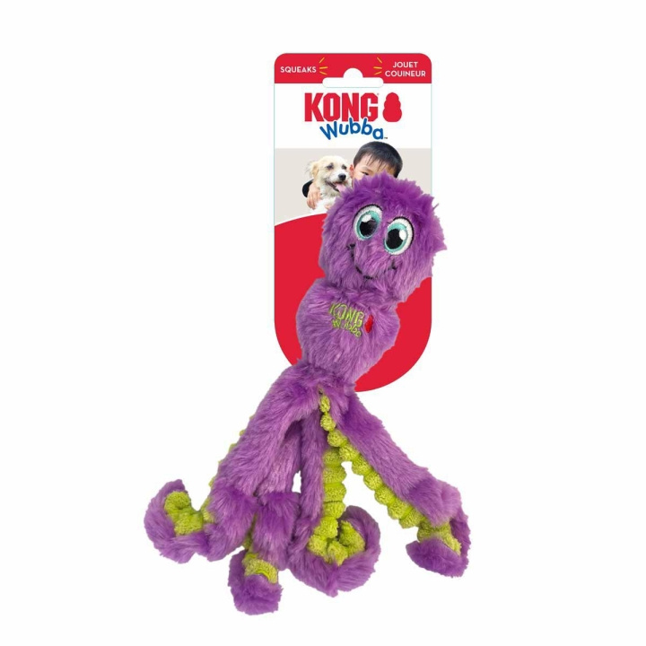 Kong Wubba blekksprut Mix L 32,5x10x7,5 cm i gruppen LEKER, BARN OG BABY / Babyleker (0-3 år) / Kosedyr hos TP E-commerce Nordic AB (D05034)